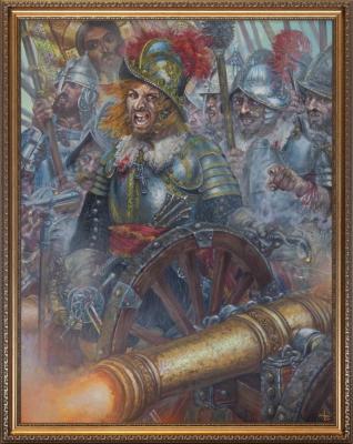 Jürgen Fahrensbach, commander of german mercenaries, hero of the Battle of Molodino. Doronin Vladimir
