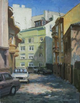 Old district. Belgrade (A Sketch Of An Oil Painting City). Vachaev Mihail