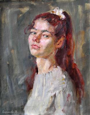 Portrait Of Masha (Oil Portrait On Photo To Order). Biryukova Lyudmila