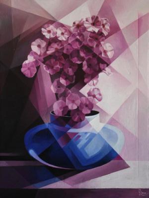 Purple. Cubo-futurism (). Krotkov Vassily