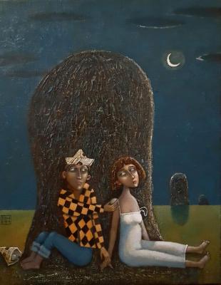 Night, moon and sweet gingerbread. Yanin Alexander