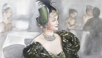 Lady in Green. Zozoulia Maria