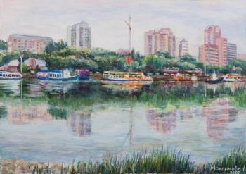 Rostov-on-don. The view from the left Bank. Maksimova Anna