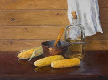 Corn, still life. Alexandrovsky Alexander