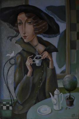 Panina Kira Borisovna. A cup of black coffee