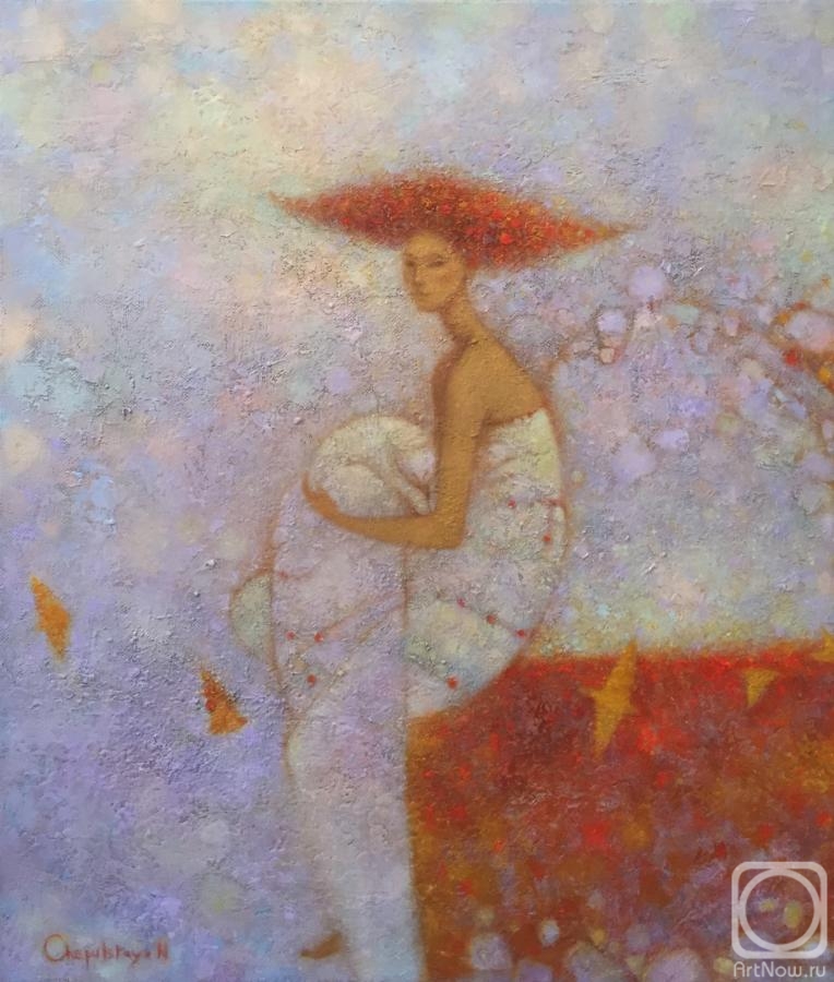 Chepulskaya Nataliya. With a cat