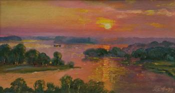 Evening sunset. Qorlanov Vladimir