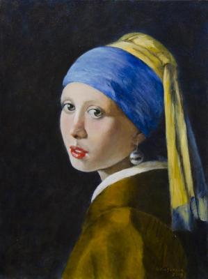 Girl with a pearl earring. Kazakova Tatyana