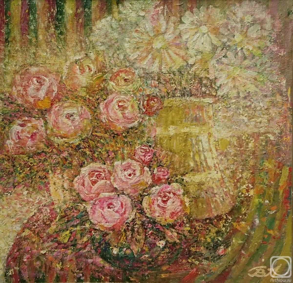 Qorlanov Vladimir. Still life with roses