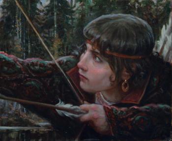 Bow taut, the arrow Cullen (Shooter). Shishkin Andrey