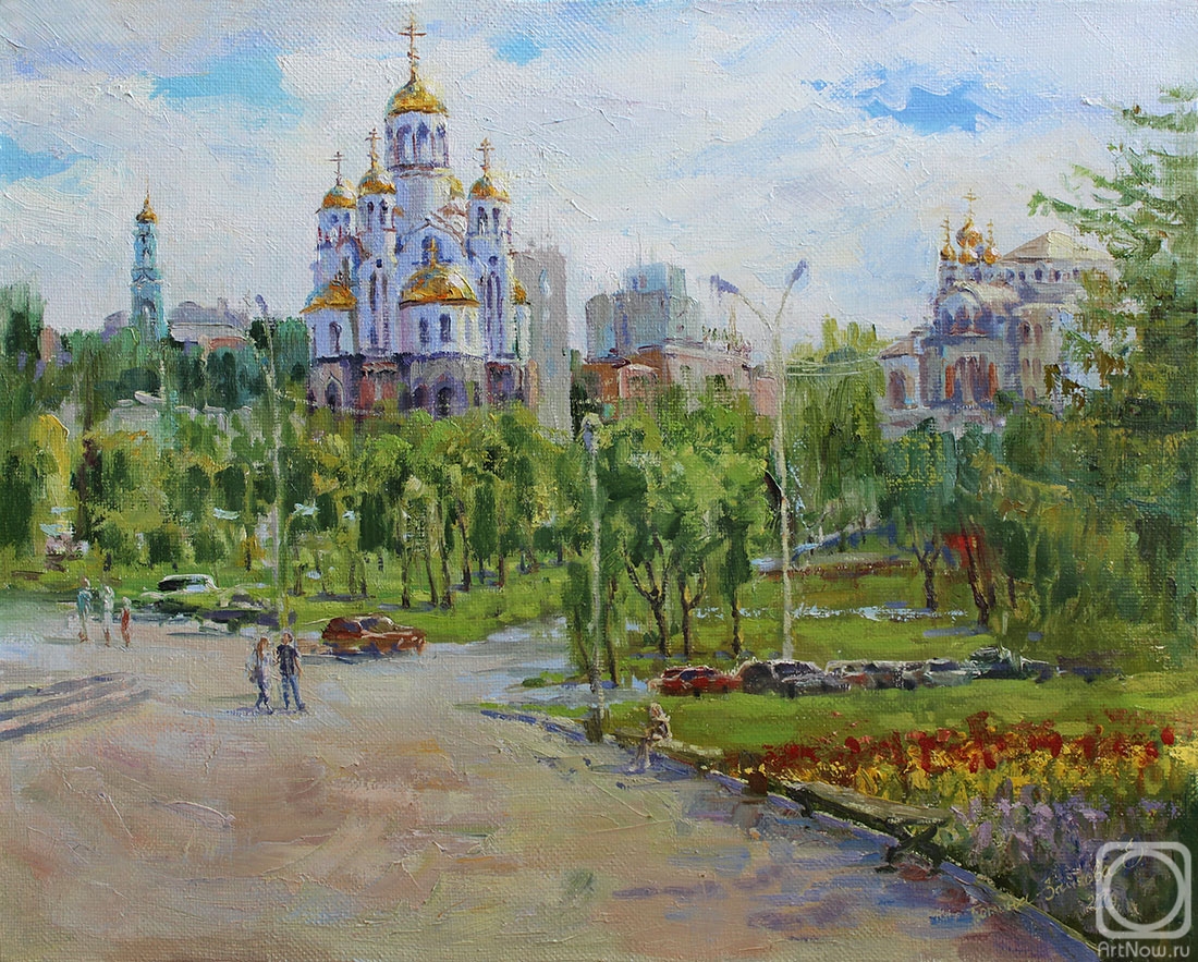 Tyutina-Zaykova Ekaterina. Temple on blood. July morning