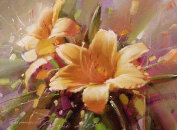 Yellow lilies. Gappasov Ramil
