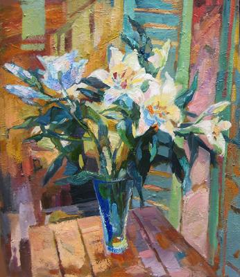 White lilies. Bocharova Anna