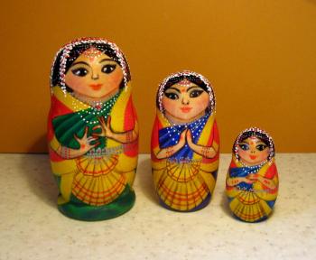 Indian Dancers (Buy Matryoshka). Kondyurina Natalia