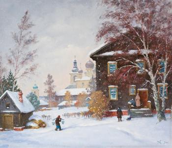 Alexandrovsky Alexander . Goritsy, snow day