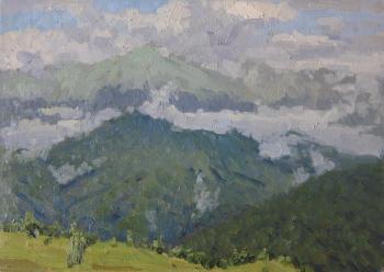 Clouds in the mountains (etude)