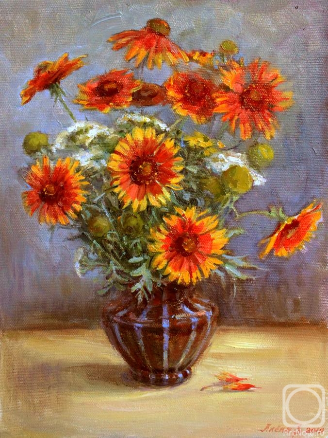 Rybina-Egorova Alena. The August bouquet