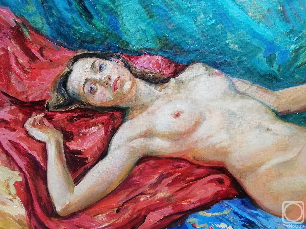 Kostylev Dmitry. Reclining Nude (detail)