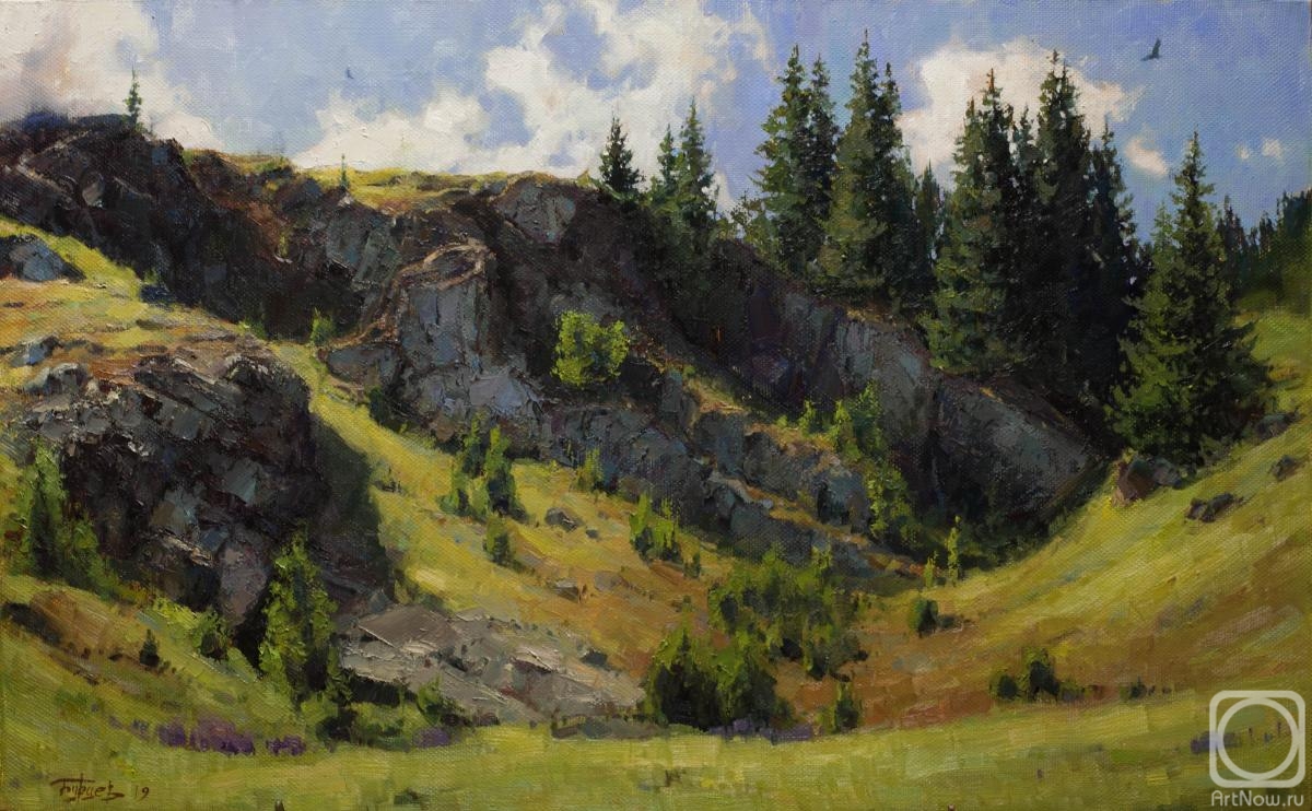 Burtsev Evgeny. A Sunny day in the southern Urals