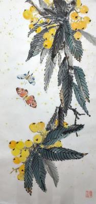 Locvat and butterfly. Mishukov Nikolay