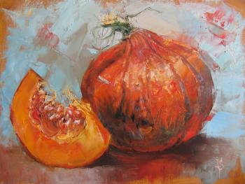 Time of pumpkins (Vegetable Oil). Sergeyeva Irina
