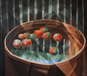Apple Feast of the Saviour. Cubo-futurism. Krotkov Vassily