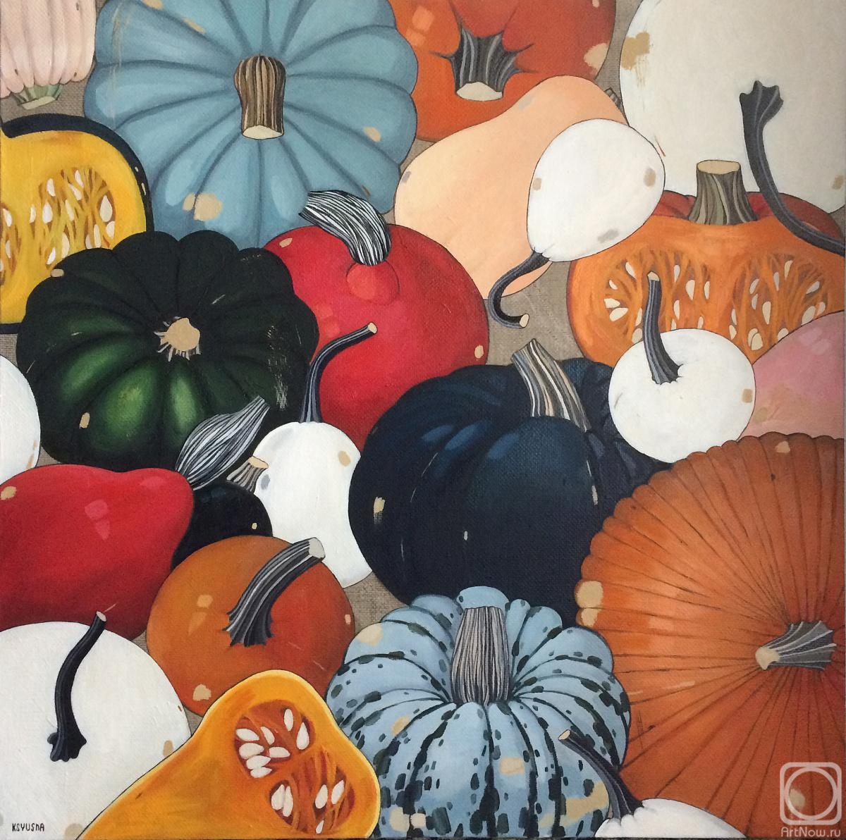 Berestova Ksenia. September. Pumpkin