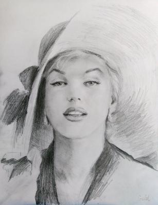 Marilyn Monroe (Portrait Of Marilyn Monroe). Goldstein Tatyana