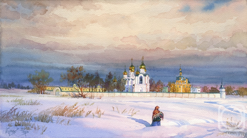 Pugachev Pavel. March sun. Pereslavl, St. Nicholas convent