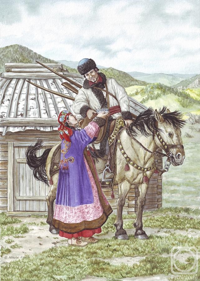 Fomin Nikolay. Khakas people