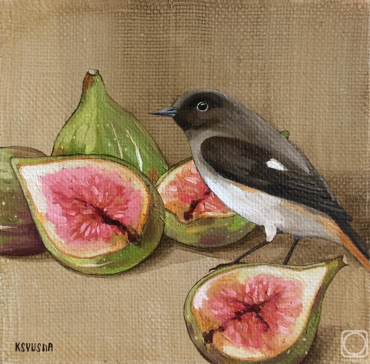 Berestova Ksenia. Bird and figs
