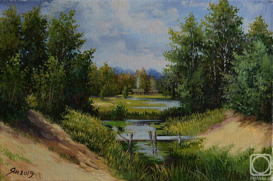 Yanulevich Henadzi. Summer landscape