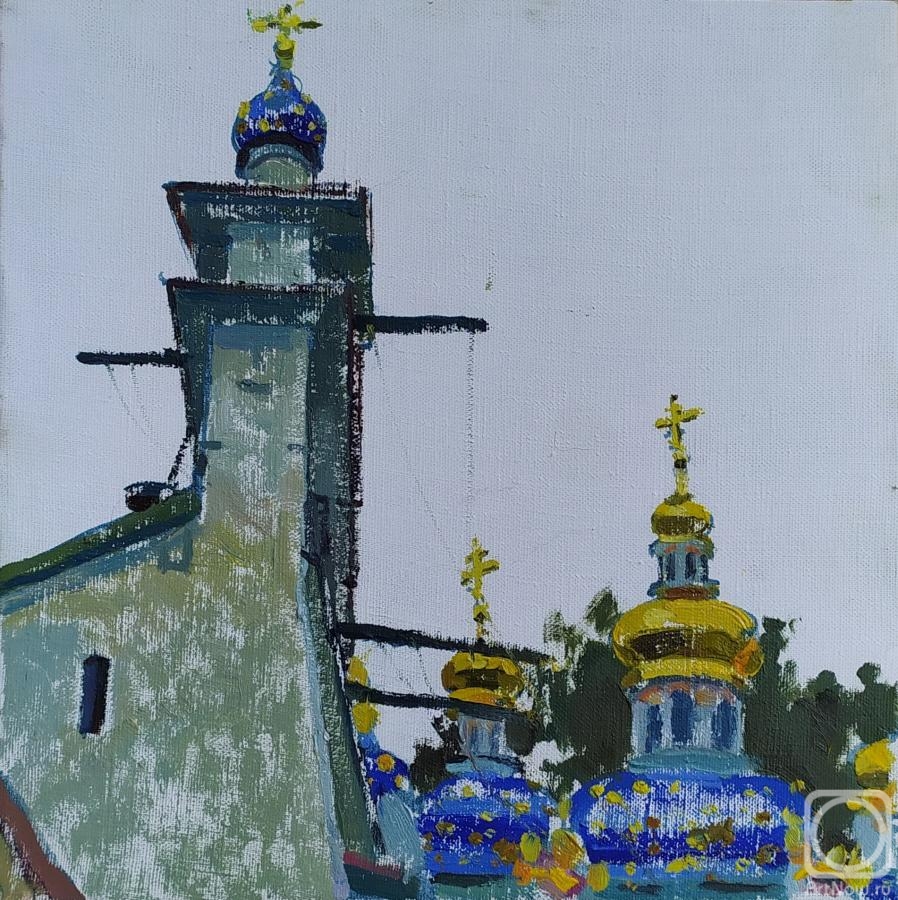 Tupeiko Ivan. Belfry. Pskovo-Pechorskiy monastery