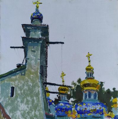 Belfry. Pskovo-Pechorskiy monastery. Tupeiko Ivan