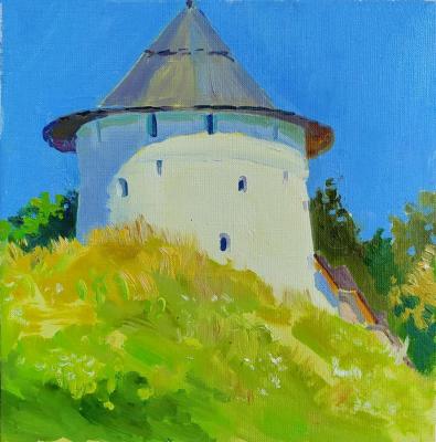 Tower. The Pskovo-Pechersk monastery. Tupeiko Ivan