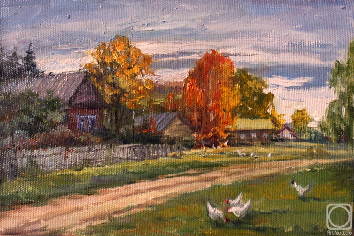 Rybina-Egorova Alena. Early autumn in the village
