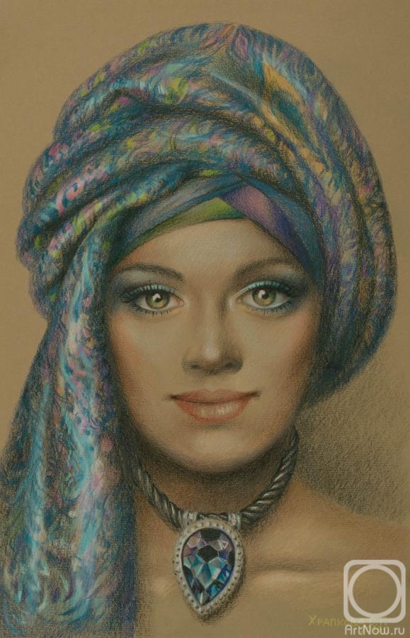 Khrapkova Svetlana. Girl in a turban