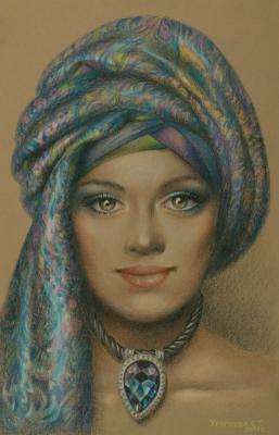 Girl in a turban (Adornment). Khrapkova Svetlana