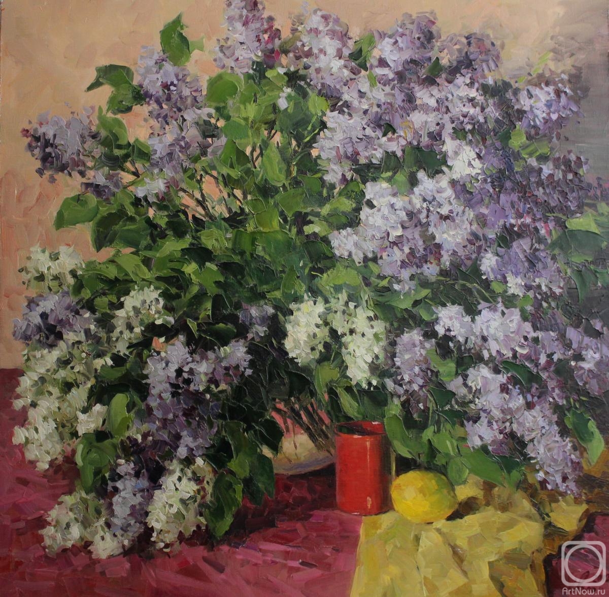 Malykh Evgeny. Bouquet of lilac