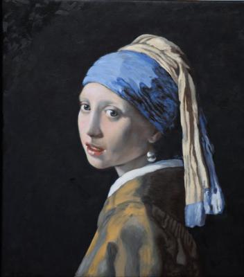 Girl with a pearl earring. Soloviev Leonid