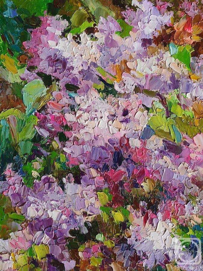Kruglova Irina. Lilac bush