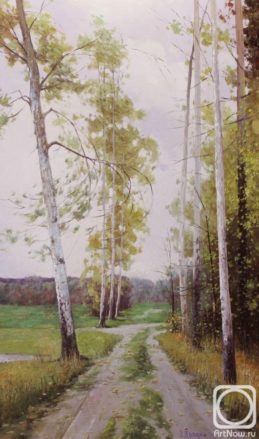 Pryadko Larisa. Birch on the edge