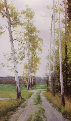 Birch on the edge. Pryadko Larisa