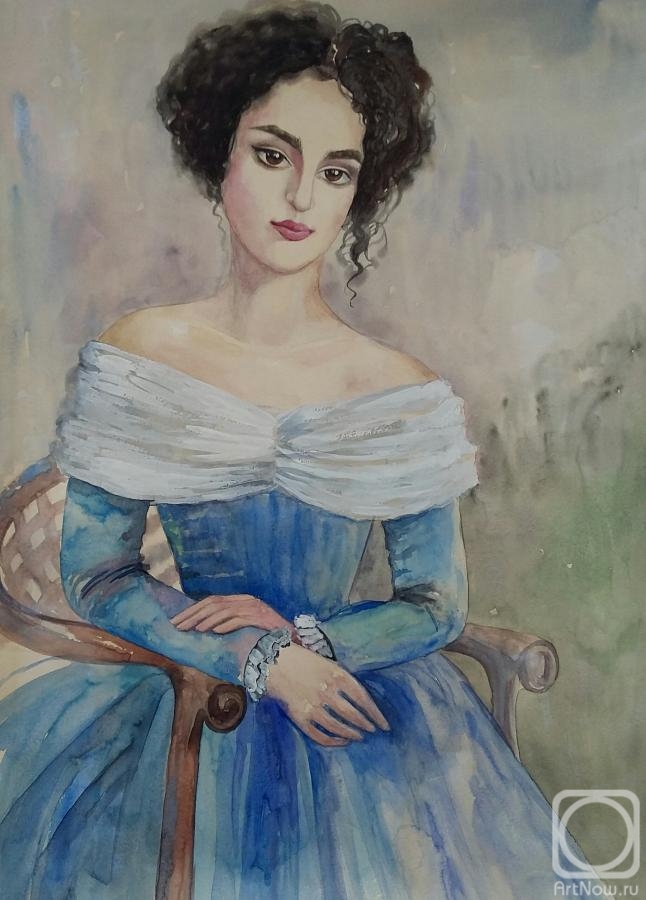 Bekirova Natalia. Portrait Of Nina Chavchavadze