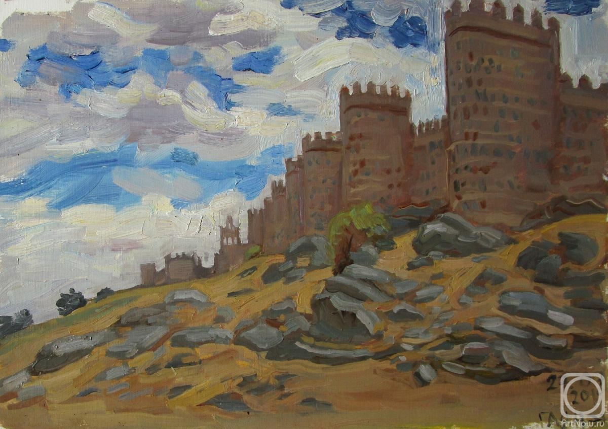 Dobrovolskaya Gayane. Avila, fortress wall