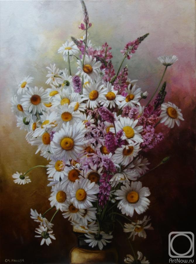 Gharagyozyan Anoush. A bouquet of daisies