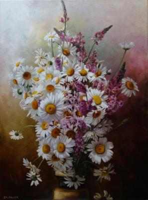Gharagyozyan Anoush Bagratovna. A bouquet of daisies