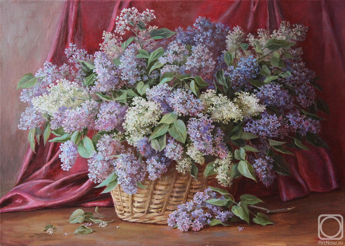 Norenko Anastasya. Lilac in basket