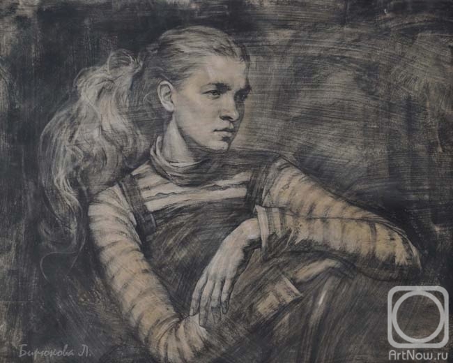 Biryukova Lyudmila. Portrait of a girl