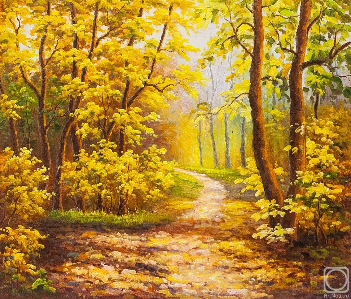 Sharabarin Andrey. Autumn golden walks along the paths